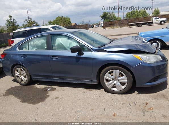 4S3BNBA62G3060797 2016 SUBARU LEGACY Blue Вид задньої частини салону