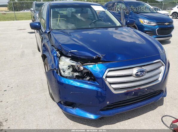 4S3BNBC64G3030049 2016 SUBARU LEGACY Blue წინა ხედი