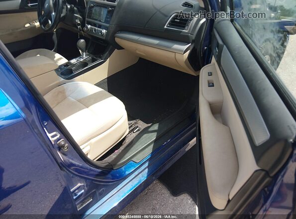 4S3BNBC64G3030049 2016 SUBARU LEGACY Blue წინა სალონის ხედი
