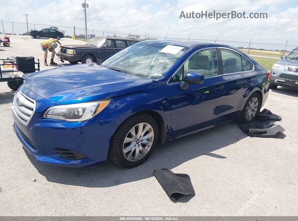 4S3BNBC64G3030049 2016 SUBARU LEGACY Blue წინა მარცხენა ხედი სამი მეოთხედიდან