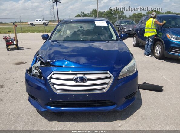 4S3BNBC64G3030049 2016 SUBARU LEGACY Blue ხელსაწყოთა პანელის ხედი