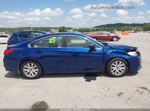 4S3BNBC64G3030049 2016 SUBARU LEGACY Blue უკანა სალონის ხედი