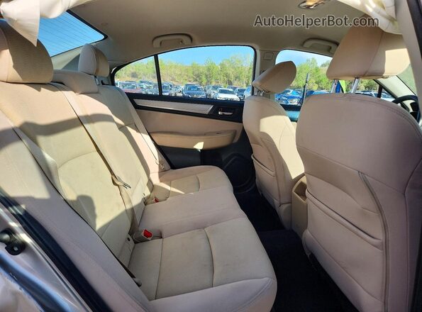 4S3BNBC66G3008229 2016 SUBARU LEGACY Серебряный Вид задних сидений