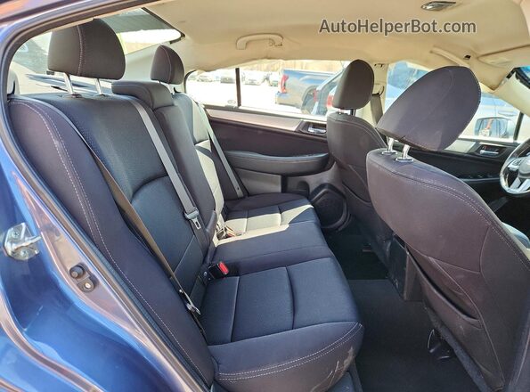 4S3BNBC66G3019473 2016 SUBARU LEGACY Blue Rear seats view