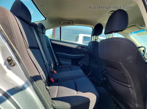 4S3BNBF68G3011239 2016 SUBARU LEGACY Silver Հետևի նստատեղերի տեսք