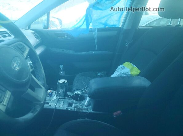 4S3BNBH62G3014747 2016 SUBARU LEGACY Silver Вид салону спереду