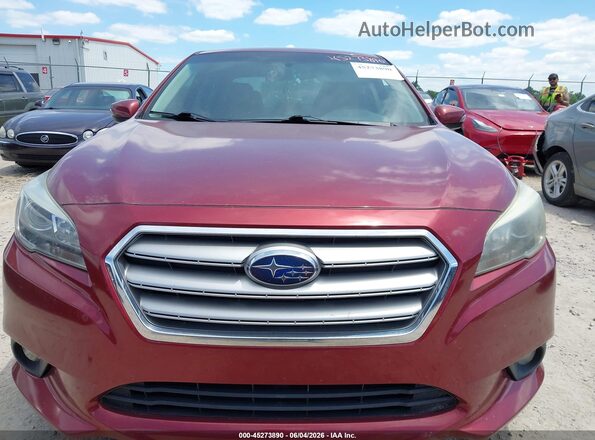 4S3BNBJ65G3041788 2016 SUBARU LEGACY Maroon Սարքավորումների վահանակի տեսք