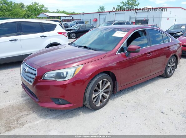 4S3BNBJ65G3041788 2016 SUBARU LEGACY Maroon Առջևի ձախ երեք քառորդ տեսարան