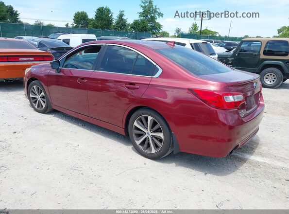 4S3BNBJ65G3041788 2016 SUBARU LEGACY Maroon Հետևի ձախ