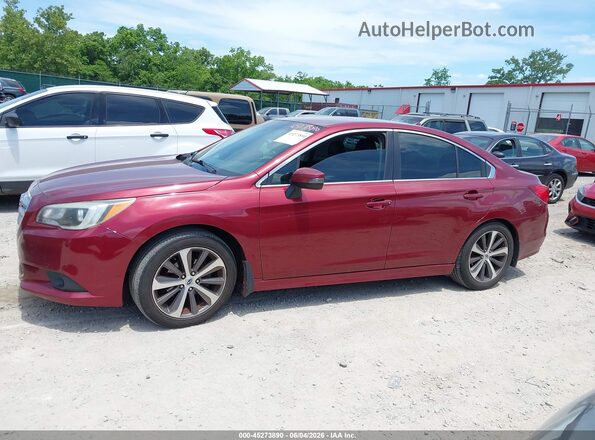4S3BNBJ65G3041788 2016 SUBARU LEGACY Maroon Սալոնի 360 աստիճան տեսք