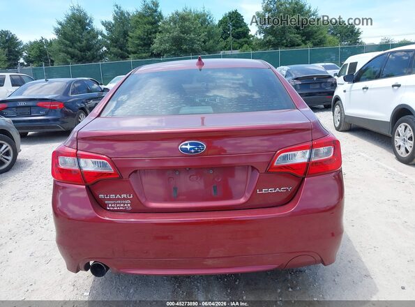 4S3BNBJ65G3041788 2016 SUBARU LEGACY Maroon 