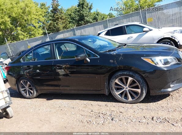 4S3BNBL60G3037922 2016 SUBARU LEGACY Black Вид задньої частини салону