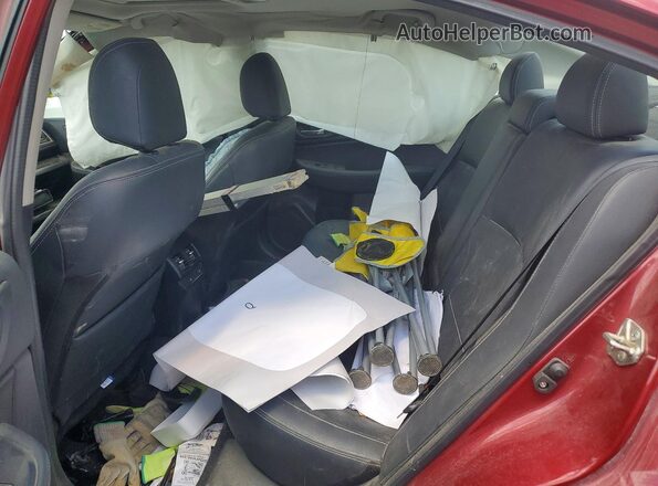 4S3BNBN63G3050323 2016 SUBARU LEGACY Red Вид задніх сидінь