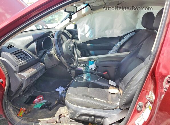 4S3BNBN63G3050323 2016 SUBARU LEGACY Red Вид салону спереду