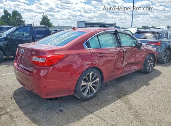 4S3BNBN63G3050323 2016 SUBARU LEGACY Red Задня права чверть