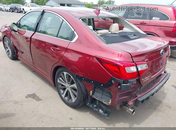 4S3BNBN66G3013024 2016 SUBARU LEGACY Красный Задняя левая четверть