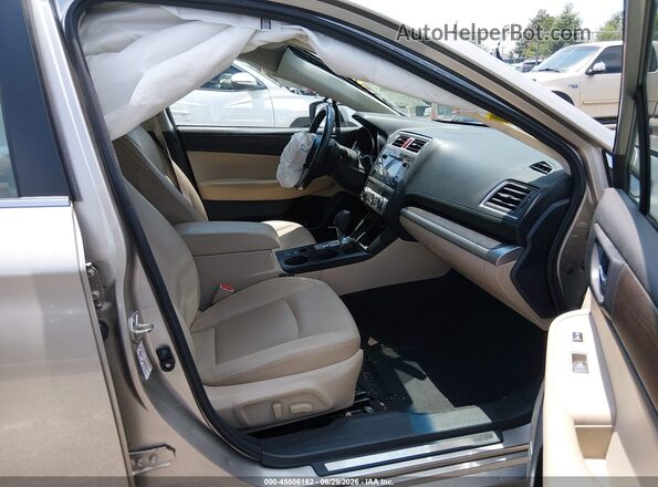 4S3BNBN68G3041116 2016 SUBARU LEGACY Tan Widok wnętrza z przodu
