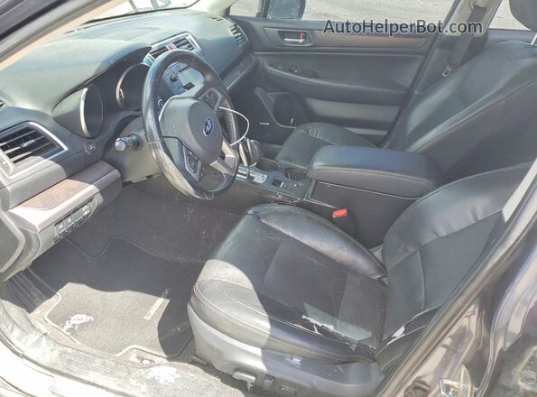 4S3BNBN6XG3002544 2016 SUBARU LEGACY Gray Widok wnętrza z przodu