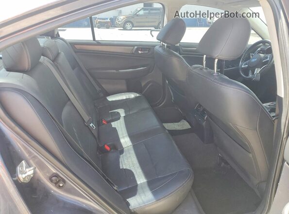 4S3BNBN6XG3002544 2016 SUBARU LEGACY Gray Widok tylnych siedzeń