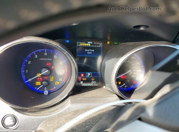 4S3BNEN60K3026474 2019 SUBARU LEGACY Угольный Вид щитка приборов
