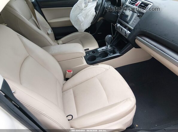 4S3BNEN62G3002913 2016 SUBARU LEGACY White Vista interior delantera