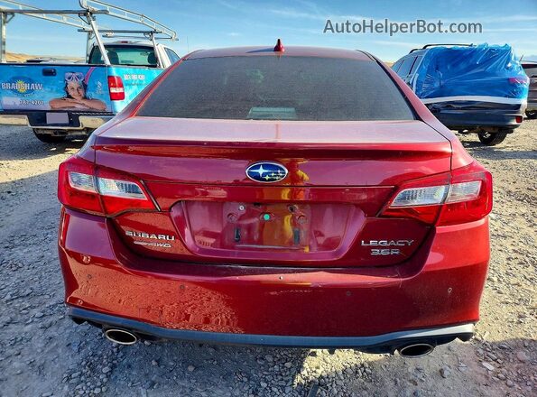 4S3BNEN62K3007005 2019 SUBARU LEGACY Red Vista trasera