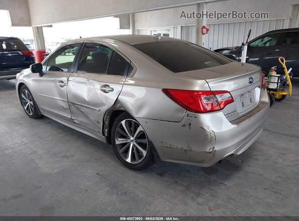4S3BNEN63G3004038 2016 SUBARU LEGACY Beige Задня ліва чверть