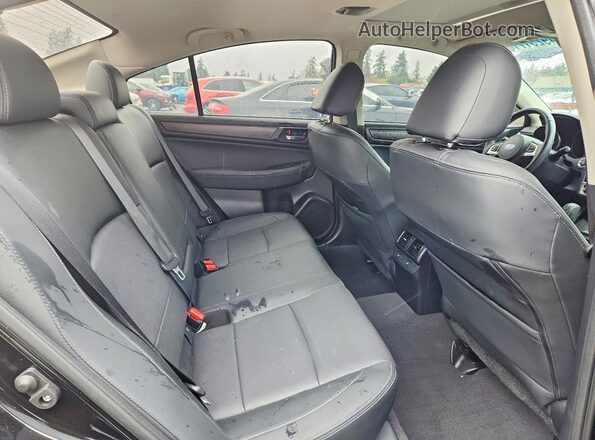 4S3BNEN64H3003711 2017 SUBARU LEGACY Black უკანა სავარძლების ხედი