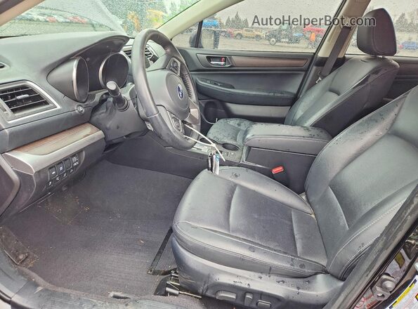 4S3BNEN64H3003711 2017 SUBARU LEGACY Black წინა სალონის ხედი