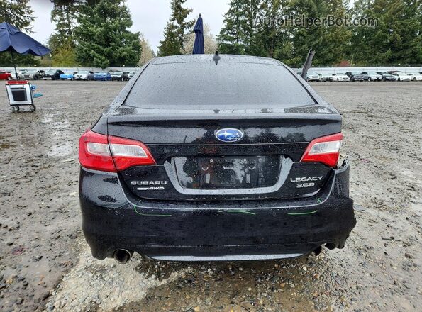 4S3BNEN64H3003711 2017 SUBARU LEGACY Black უკანა ხედი