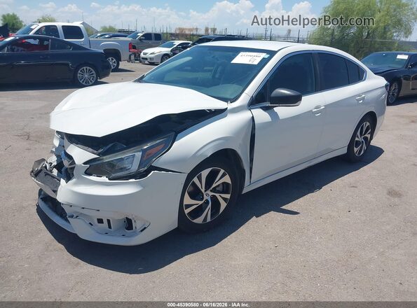 4S3BWAB60L3020475 2020 SUBARU LEGACY White Передня ліва чверть