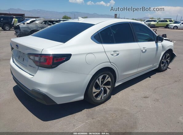 4S3BWAB60L3020475 2020 SUBARU LEGACY White Задня права чверть