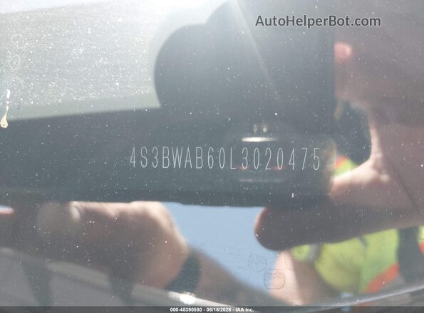 4S3BWAB60L3020475 2020 SUBARU LEGACY White Вид підкапотного простору