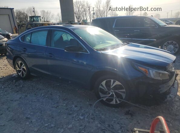 4S3BWAB67N3014952 2022 SUBARU LEGACY Blue Delantero derecho
