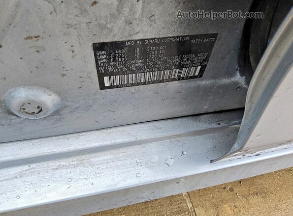 4S3BWAB68P3017393 2023 SUBARU LEGACY Silver 