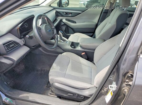 4S3BWAC61N3010779 2022 SUBARU LEGACY Gray Вид салону спереду