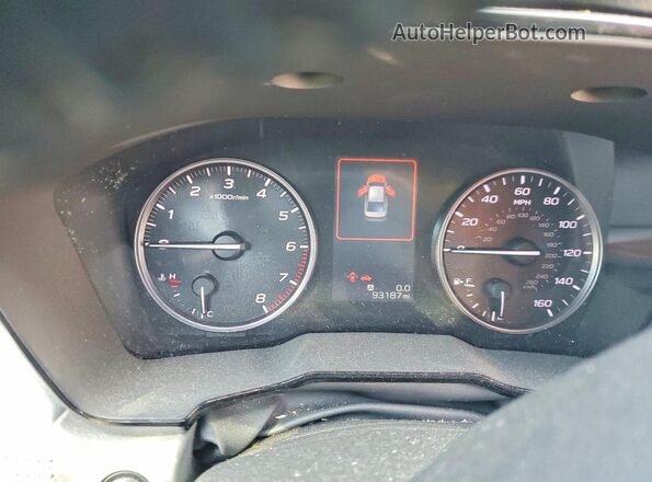 4S3BWAC61N3010779 2022 SUBARU LEGACY Gray Вид щитка приладів