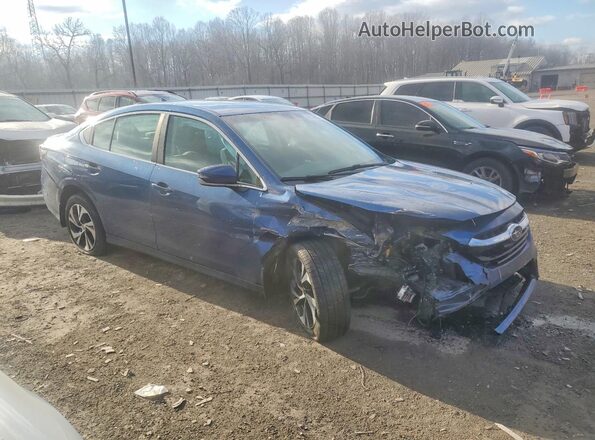 4S3BWAC61N3012046 2022 SUBARU LEGACY Blue Przód prawy