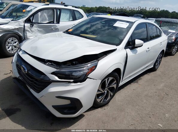 4S3BWAC61P3010591 2023 SUBARU LEGACY White წინა მარცხენა ხედი სამი მეოთხედიდან