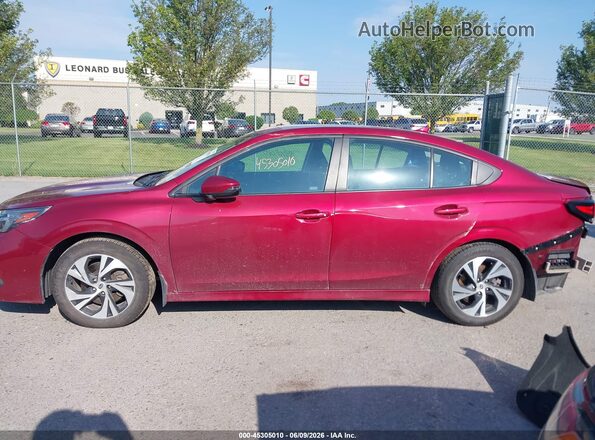 4S3BWAC61S3016285 2025 SUBARU LEGACY Red Панорамний вид салону 360°