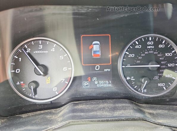 4S3BWAC62L3020606 2020 SUBARU LEGACY White Սարքավորումների վահանակի տեսք