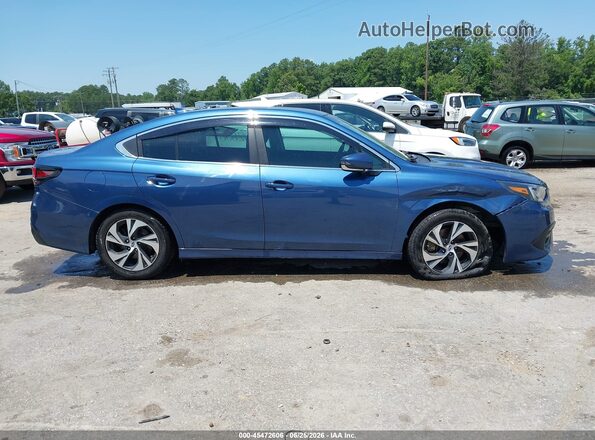 4S3BWAC64N3008539 2022 SUBARU LEGACY Синий Вид задней части салона