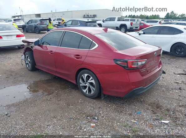 4S3BWAC65N3025690 2022 SUBARU LEGACY Бордовый Задняя левая четверть