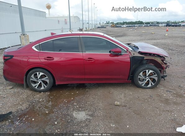 4S3BWAC65N3025690 2022 SUBARU LEGACY Бордовый Панорамный вид салона 360°