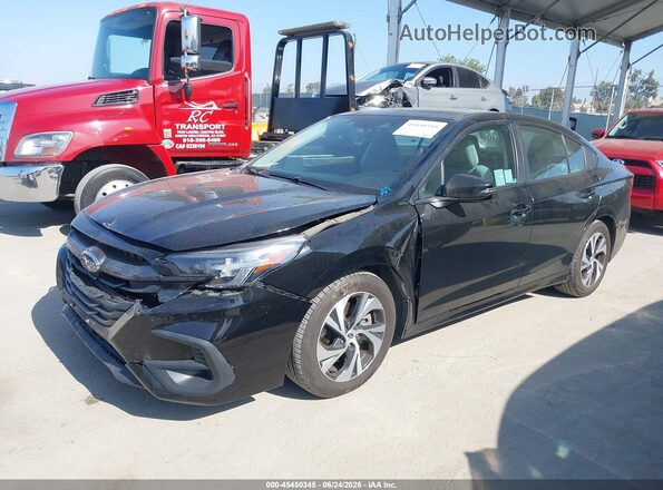 4S3BWAC66P3010036 2023 SUBARU LEGACY Black წინა მარცხენა ხედი სამი მეოთხედიდან