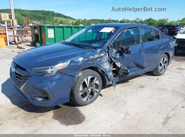 4S3BWAC69R3026282 2024 SUBARU LEGACY Синий Передняя левая четверть