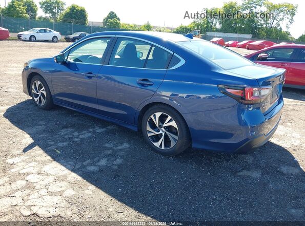 4S3BWAC6XM3015543 2021 SUBARU LEGACY Blue Задня ліва чверть
