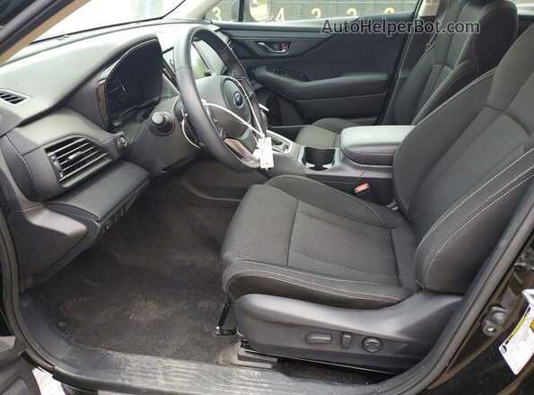4S3BWAD66M3015389 2021 SUBARU LEGACY Black Вид салону спереду