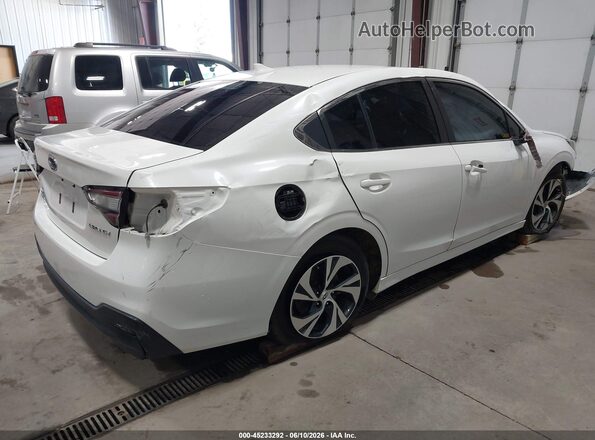 4S3BWAD67M3011724 2021 SUBARU LEGACY Белый Задняя правая четверть