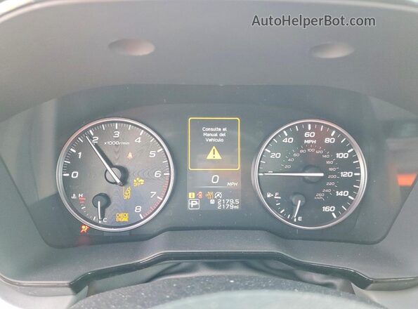 4S3BWAD69S3029669 2025 SUBARU LEGACY Синий Вид щитка приборов